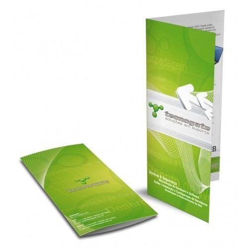 FOLDER DOBRADO COUCHE 115 GRAMAS 21X30CM 