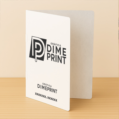 CAPA ECONÔMICA PAPEL APERGAMINHADO 150 G, VINCO - IMPRESSÃO  PRETO