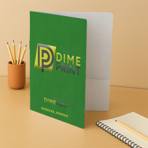 PASTAS COUCHÊ 250G , VINCO E ORELHA, COM BOLSA COLADA SEM VERNIZ - 4X0