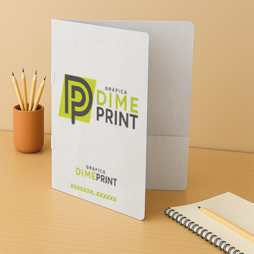 PASTAS COUCHÊ 300G , VINCO E ORELHA, COM BOLSA COLADA, SEM VERNIZ - 2X0