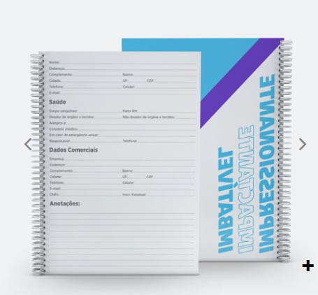 CADERNO PERSONALIZADO