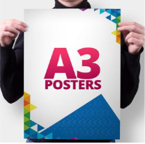 CARTAZES COUCHÊ 150 Gramas 30x42 cm - 4X0 = 1.000 unidades