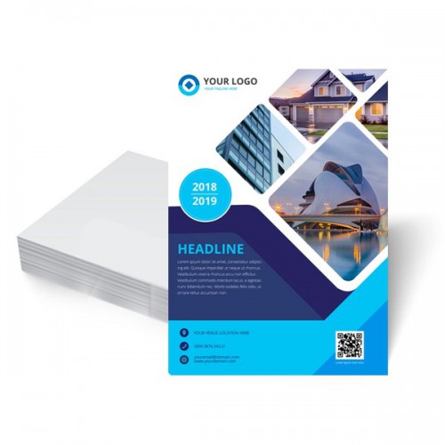 PANFLETO COUCHE BRILHO 115 GRAMAS 14X20 CM  - 4X0